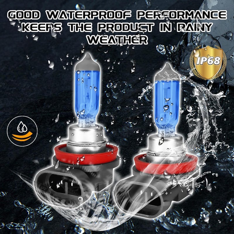 SamWinGear H11 Headlight Bulb H11 Halogen Head Light Bulbs, Ultra White Halogen Headlight Bulb 12V 100W High Beam Low Beam Fog Light Bulbs, Universal Auto Light Lamp for Most Cars, Trucks, SUVs (H11) - Image 3